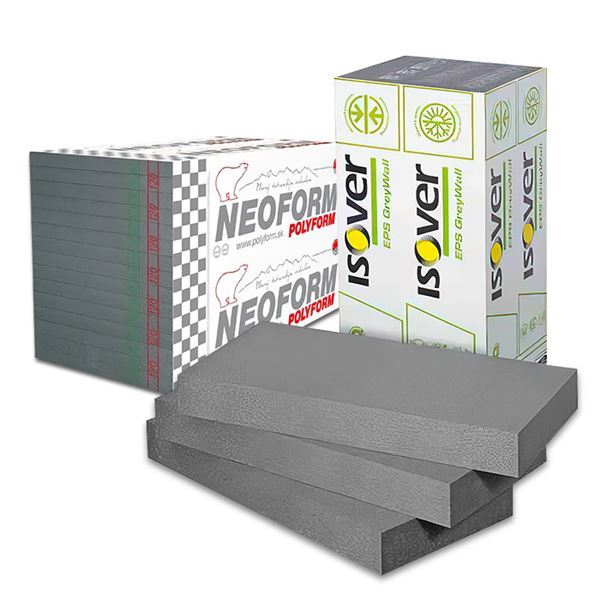 Fasádny polystyrén sivý EPS 70 Neo - 70 mm