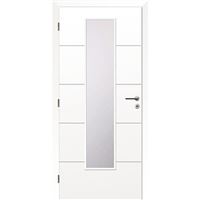 Interiérové dvere so sklom Solodoor SNOW 8, 60 ľavé, biela