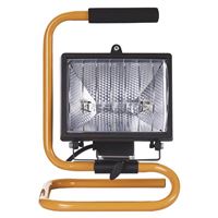 Reflektor s držiakom 500 W, čierny