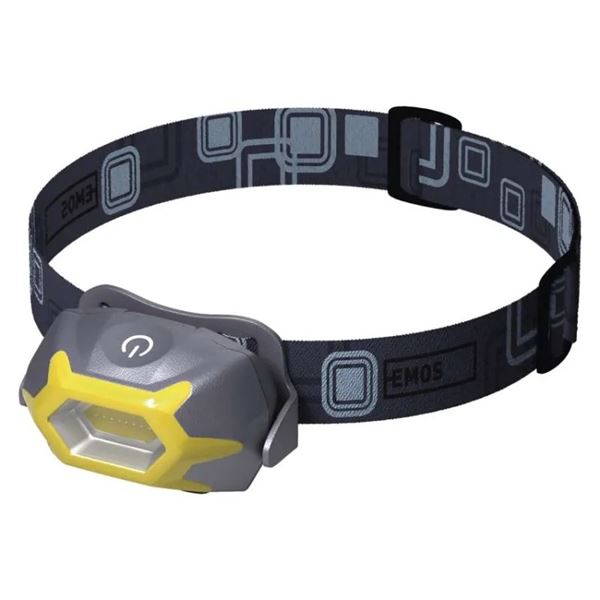 Čelovka COB LED P3532, 125 lm, 20m, 3× AAA
