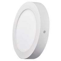 LED panel EMOS kruhový prisadený biely12W IP20