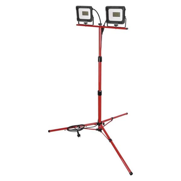 LED reflektor EMOS Elion 2 × 30 W + stojan - trojnožka, neutrálna biela