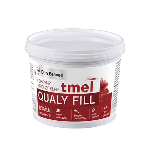 Den Braven ľahčený brúsiteľný tmel (Qualy Fill) 250 ml