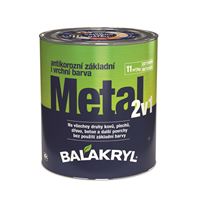 Farba Balakryl 2v1 METAL 9005 čierna 0,7 kg