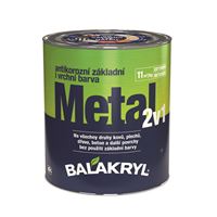 Farba Balakryl 2v1 METAL 7035 sivá 0,7kg