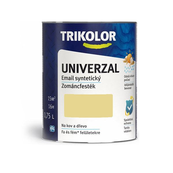 Email syntetický Trikolor Univerzal 1015 slonová kosť 0,75l