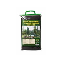 Netkaná textília 3,2 × 5 m, mulč, čierna