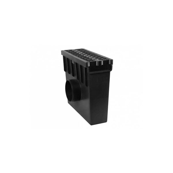 Vpusť s plastovým roštom 330 x 130 x 280 mm / H55