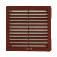 Vetracia mriežka - krytka Haco 100x100, hnedá