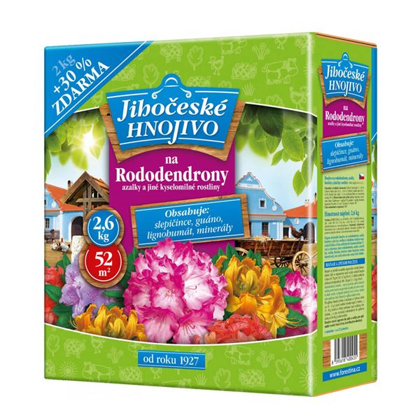 Hnojivo juhočeské na rododendrony 2kg/FO +