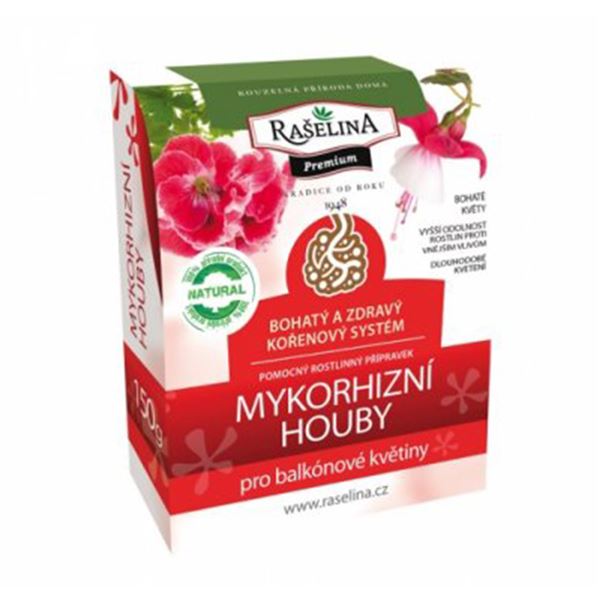 Mykorhízne huby RAŠELINA PREMIUM pre balkónové kvety 150 g