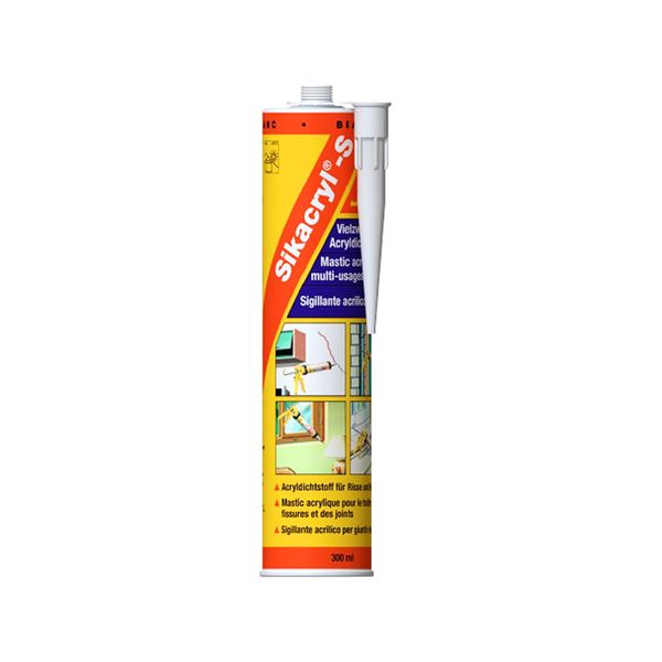 Akrylový tmel Sika do škár s malým pohybom Sikacryl S, Biely 300 ml