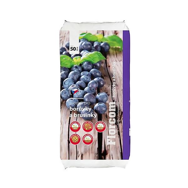 Substrát pre čučoriedky a brusnice Florcom 50L