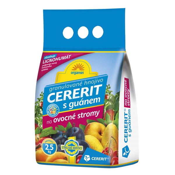 Hnojivo Cererit s guanem ovocné stromy, krík 2,5kg/FO