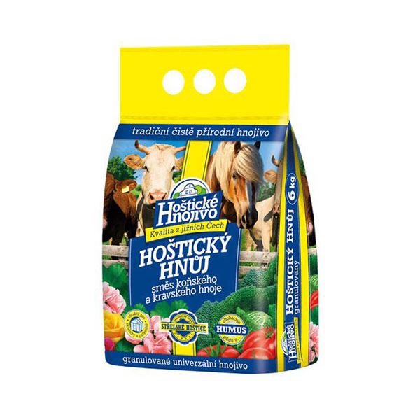 Hnojivo Hoštické hnoj kravský+ konský/6kg/FO