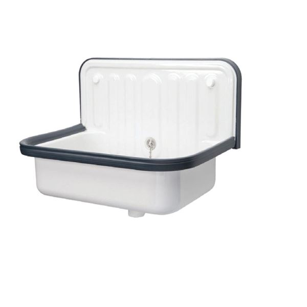 Výlevka smaltová Alape 510 × 360 mm komplet