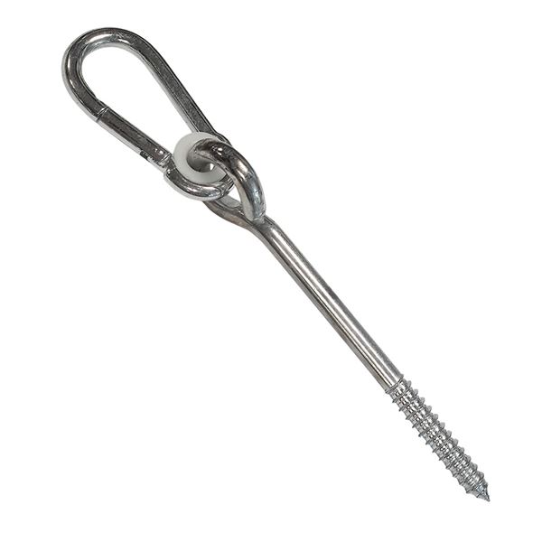 Hák hojdačkový s vrutom 10,6 × 160mm, Zn