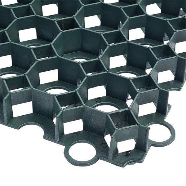Zatrávňovacia dlažba PVC 500 x 500 x 40 mm, zelená