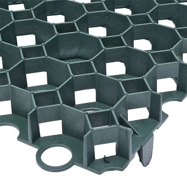 Zatrávňovacia dlažba PVC 500 x 500 x 40 mm, zelená