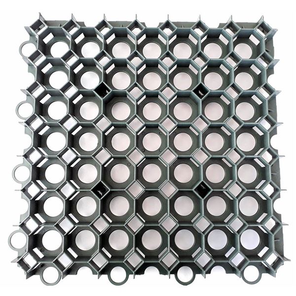 Zatrávňovacia dlažba PVC 500 x 500 x 40 mm, zelená