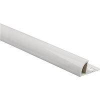 Lišta PVC - roh biely 10mm 184 otv. Aries
