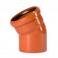 Koleno KG PVC kanalizačné 110/30"