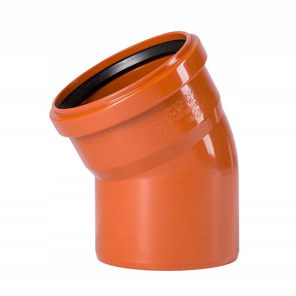 Koleno KG PVC kanalizačné 200/30"