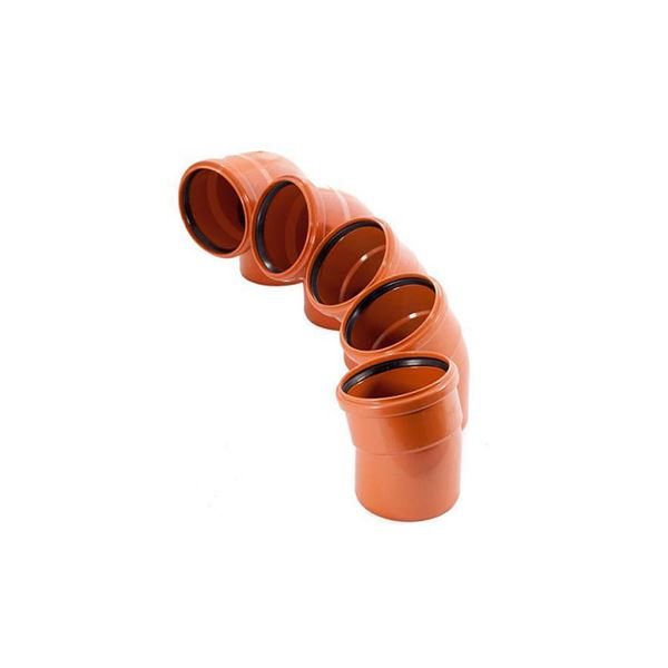 Koleno KG PVC kanalizačné 200/30"