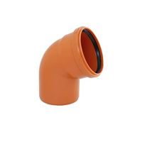Koleno KG PVC kanalizačné 110/67"