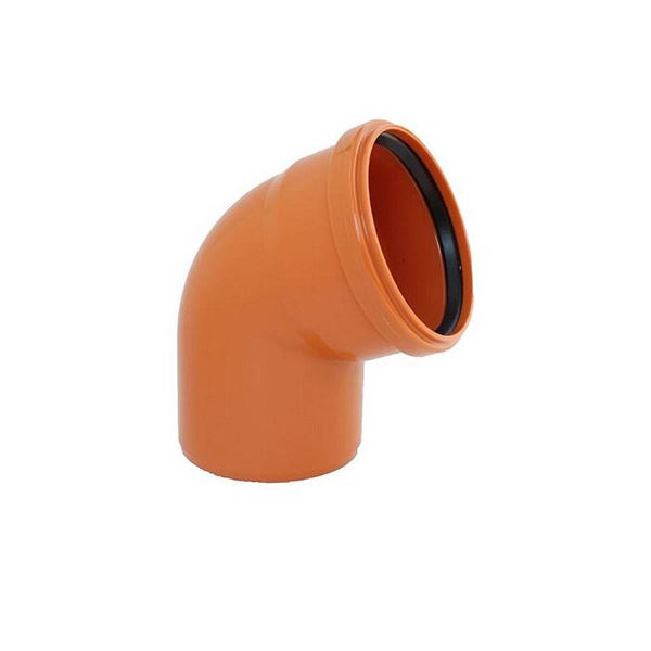 Koleno KG PVC kanalizačné 110/67"