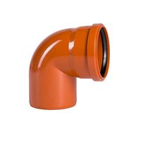 Koleno KG PVC kanalizačné 200/87"