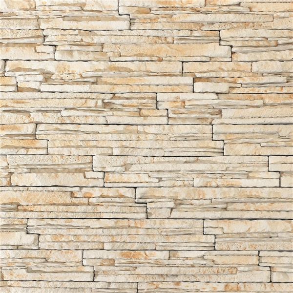 Vaspo kameň Považan Biely, obkladový betónový kameň, balenie 0,5 m²