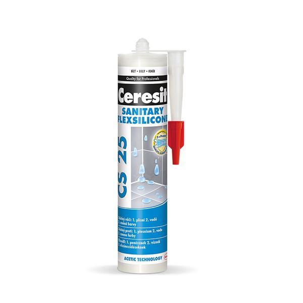 Ceresit silikón CS 25 transparent 280 ml