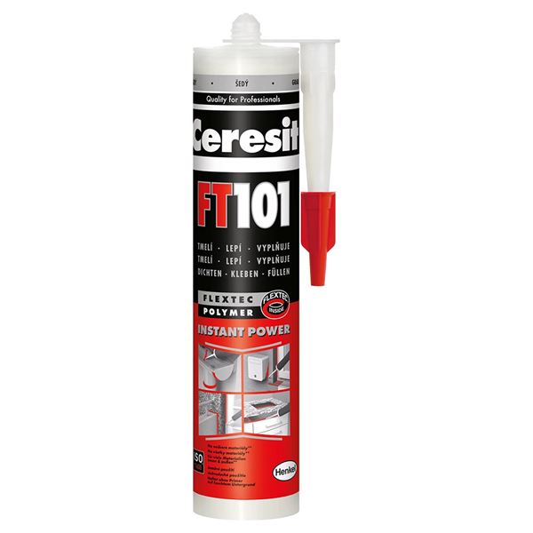 Ceresit FT 101 IT lepiaci tmel na všetky materiály, šedý 280 ml