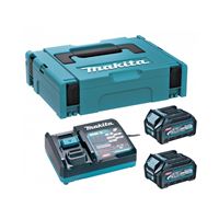 Sada akumulátorov Makita 2xBL4025 + DC40RA + MAKPAC