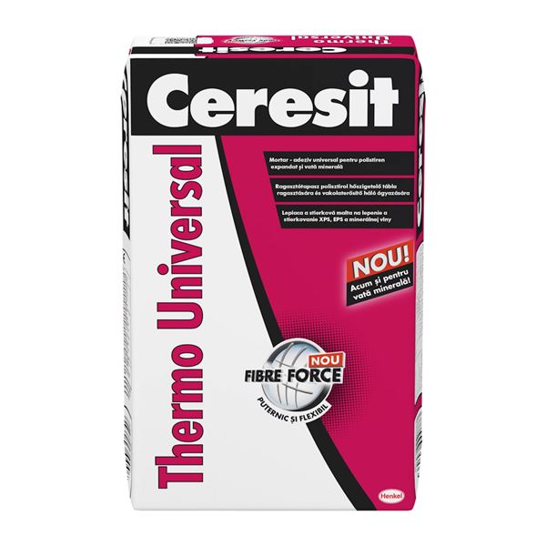 Lepiaca a stierková malta Ceresit Thermo Universal, 25 kg