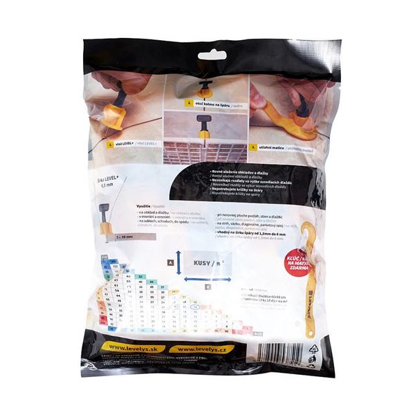 Levelys Level+ 50 ks 1,5 mm