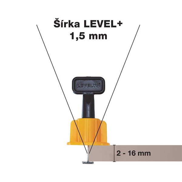 Levelys Level+ 50 ks 1,5 mm