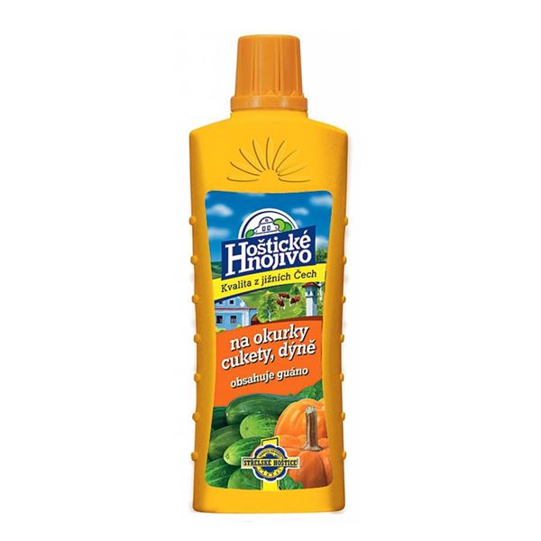 Hnojivo Hoštické uhorky + cukety s guánem 500ml