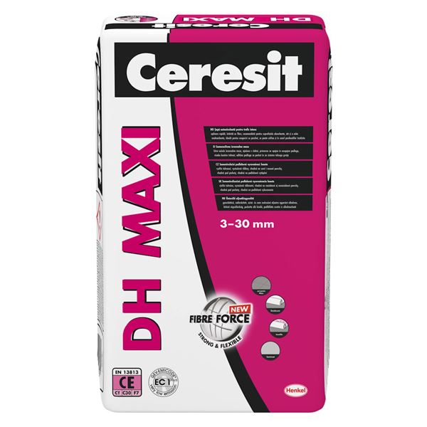 Cementová samonivelačná hmota Ceresit DH Maxi, 25 kg