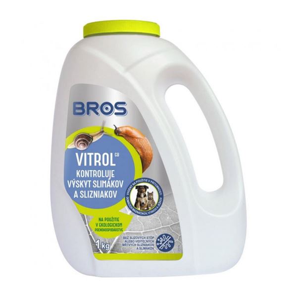Prípravok proti slimákom Vitrol Bros 1 000 g