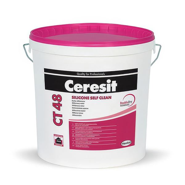 Ceresit CT 48 Silikónová fasádna farba 15 l (biela,A)