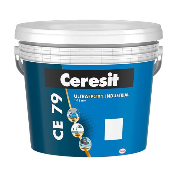 Epoxidová škárovacia hmota CERESIT CE 79 Ultraepoxy industrial CRYSTAL WHITE 5 kg
