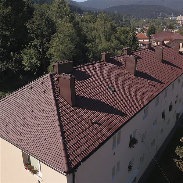 Bramac Klasik Novo škridla základná 1/1, červenohnedá