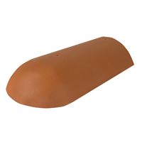 Bramac Klasik Novo hrebenáč koncový hladký, tehlovočervená