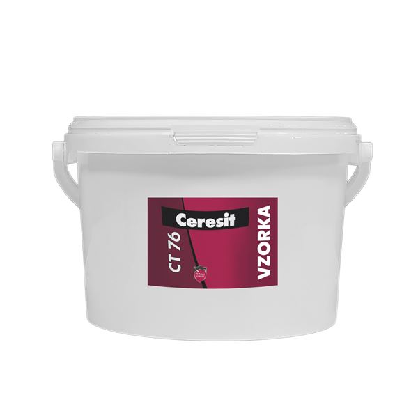 VZORKA 3 kg Ceresit CT76 A 1,5 mm siliko-elastomerová fasádna omietka, hladená