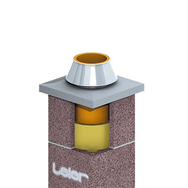 Komínová zostava Leier Ecoplus 20, 6m, 1 prieduch 90°