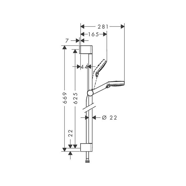 Sprchová súprava Hansgrohe Crometta Vario