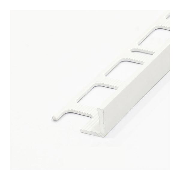 Lišta Aries Al komaxit biely, 10 mm L/2,5 m