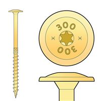 Tesárska skrutka VR 5x60 TORX tanierová hlava